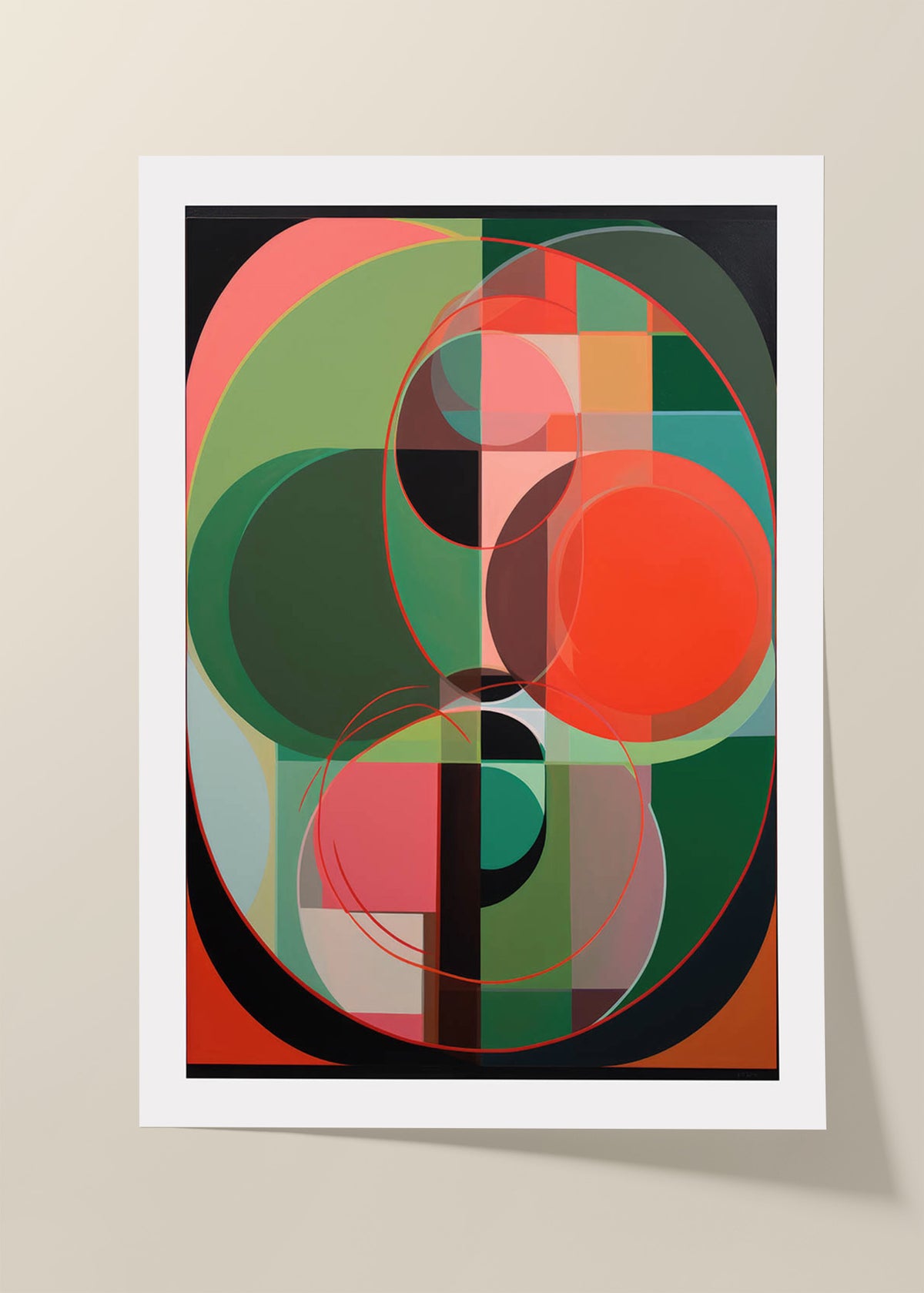 Kaleidoscope forest poster