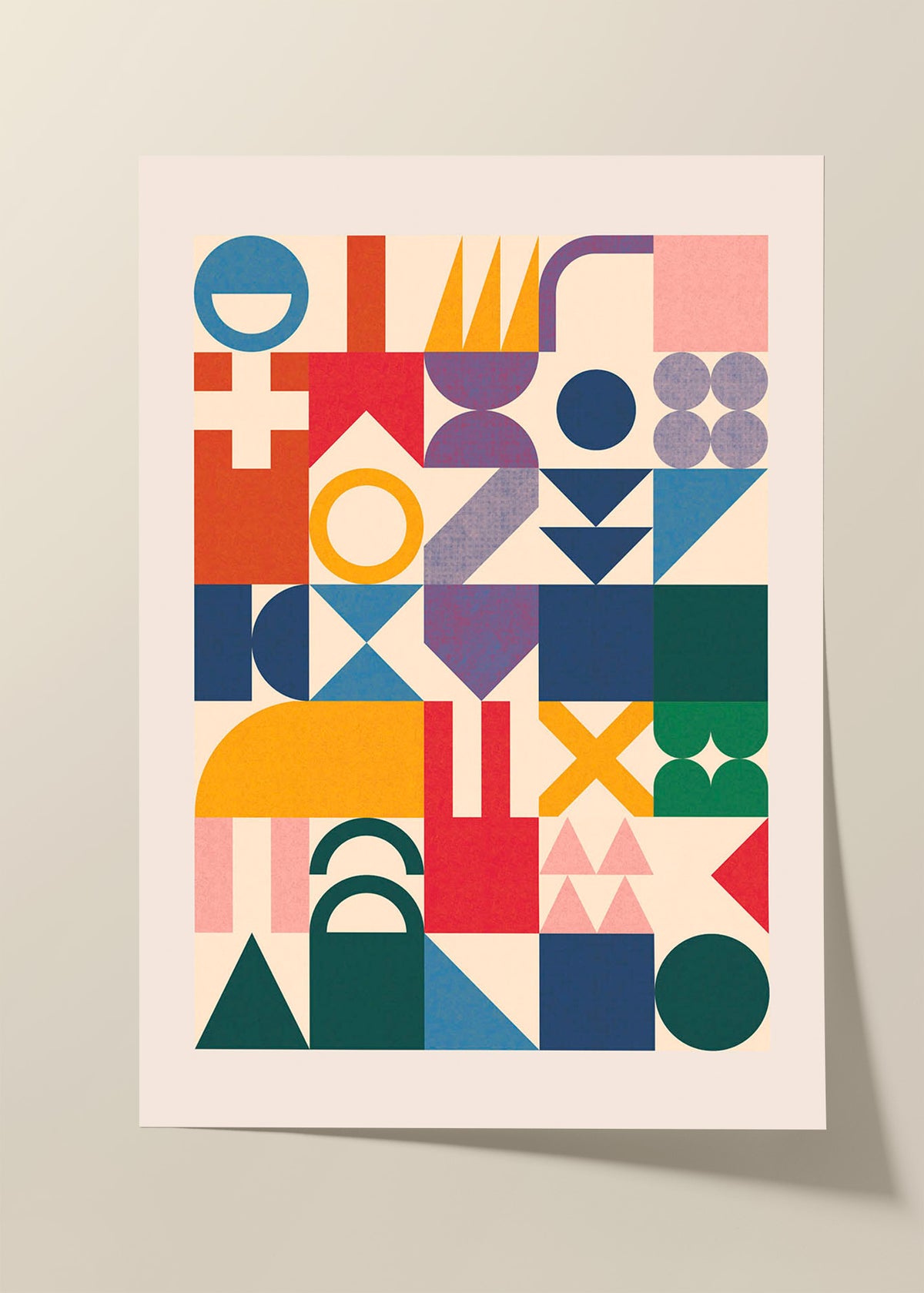 Abstract mod poster