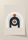 Abstract shapes No2 poster