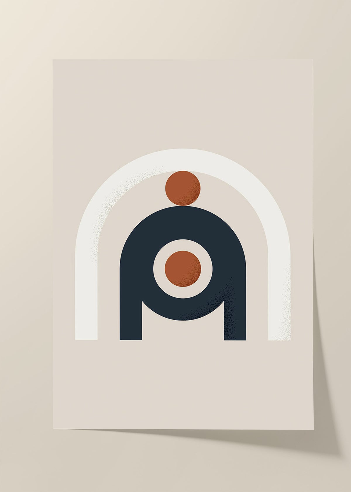 Abstract shapes No2 poster