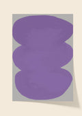 Abstract Shapes Purple poster