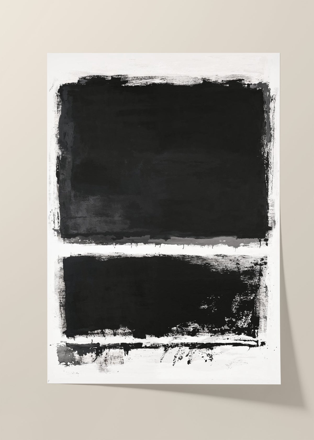 Monochrome balance poster