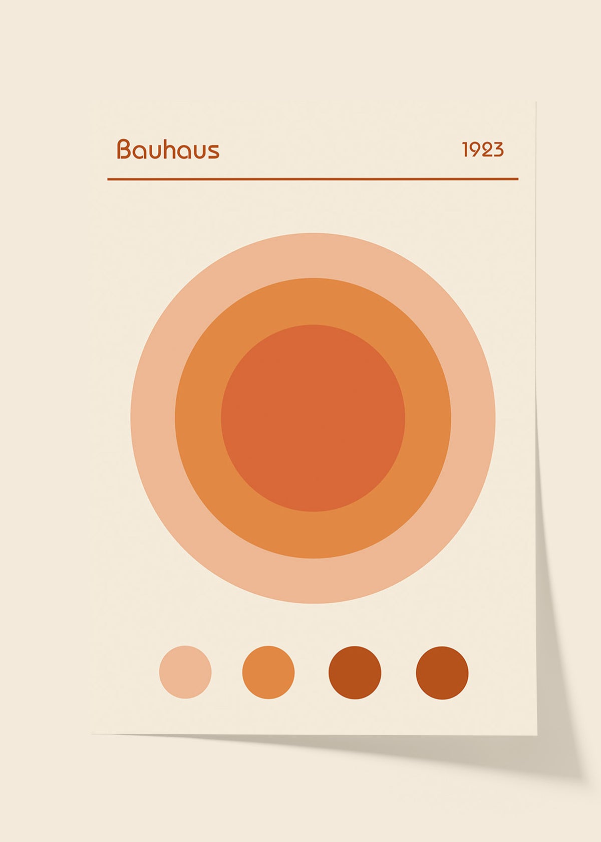Bauhaus 1923 earth poster