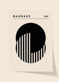 Bauhaus black and white poster N4