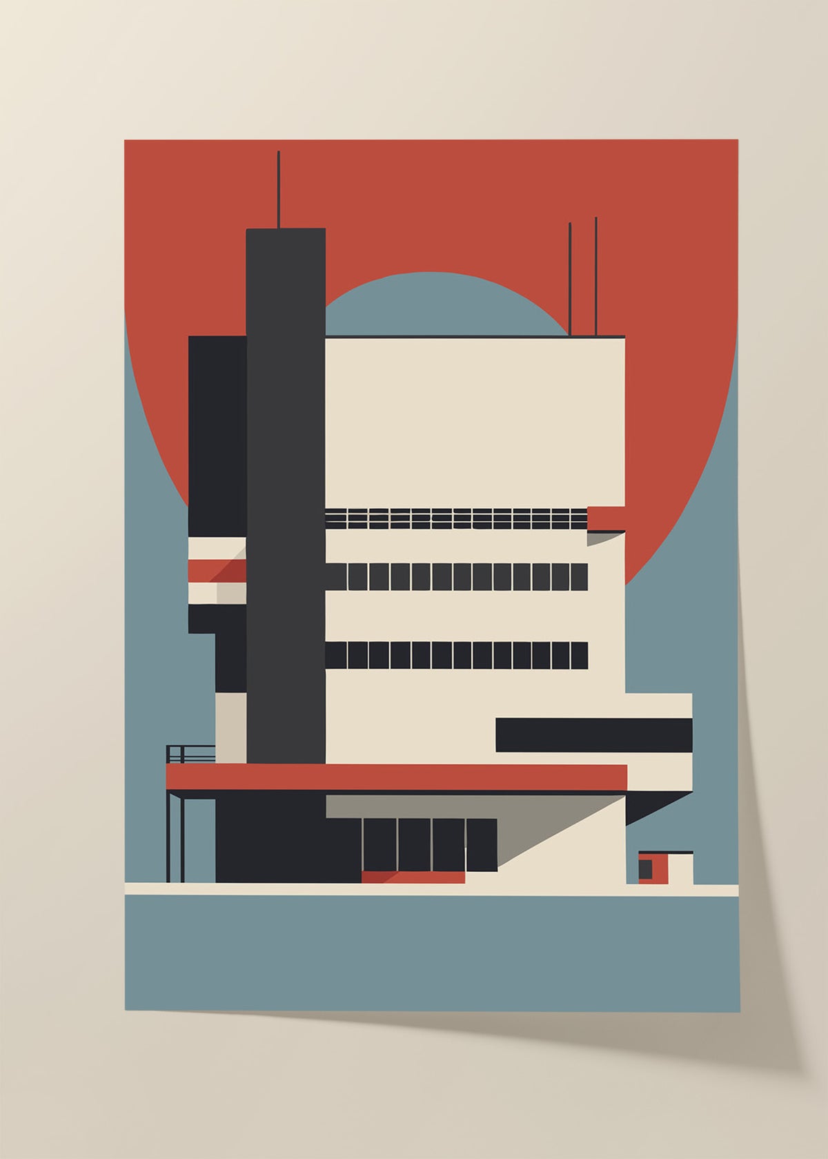 Bauhaus architecture poster 5