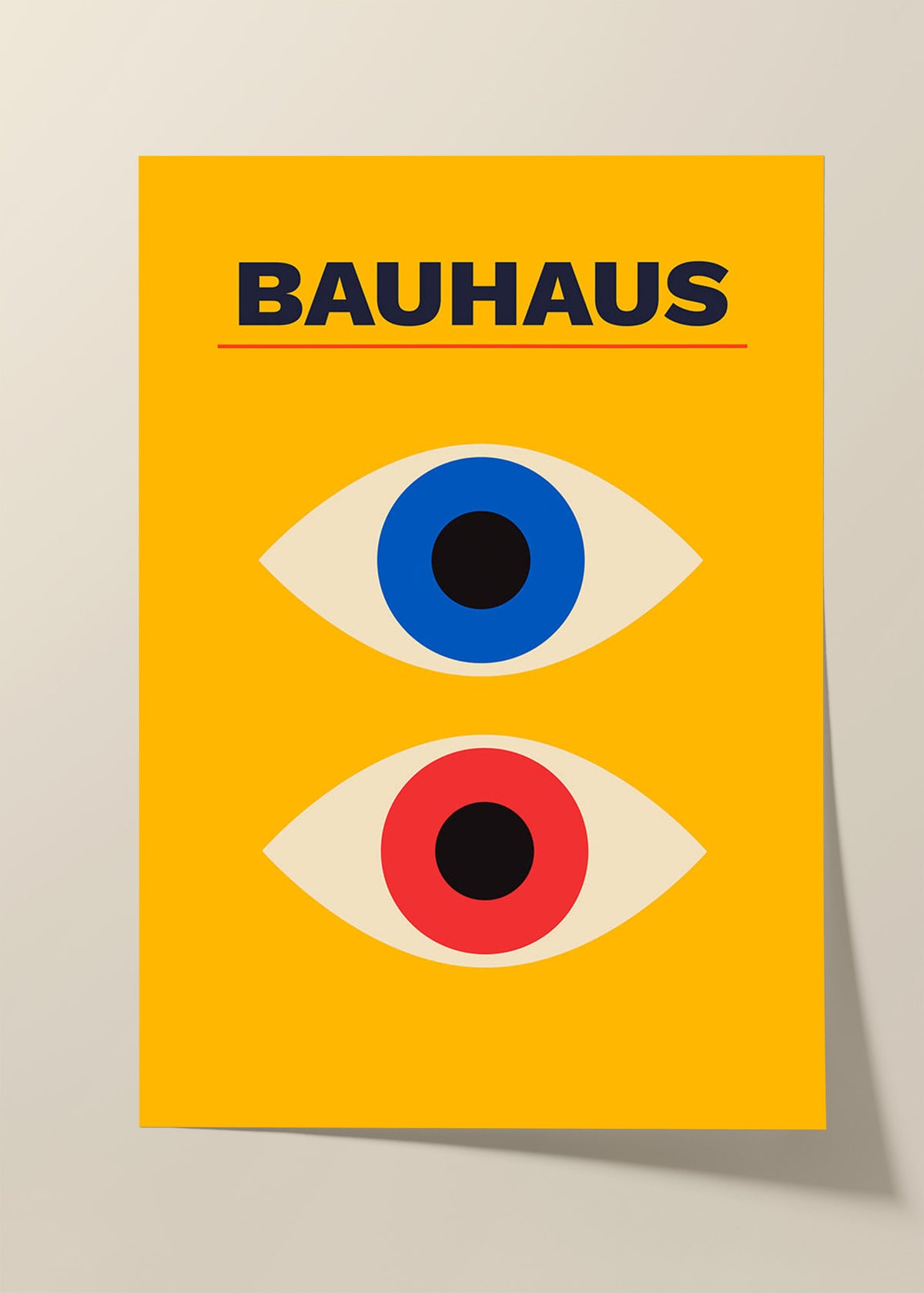 Bauhaus eyes poster