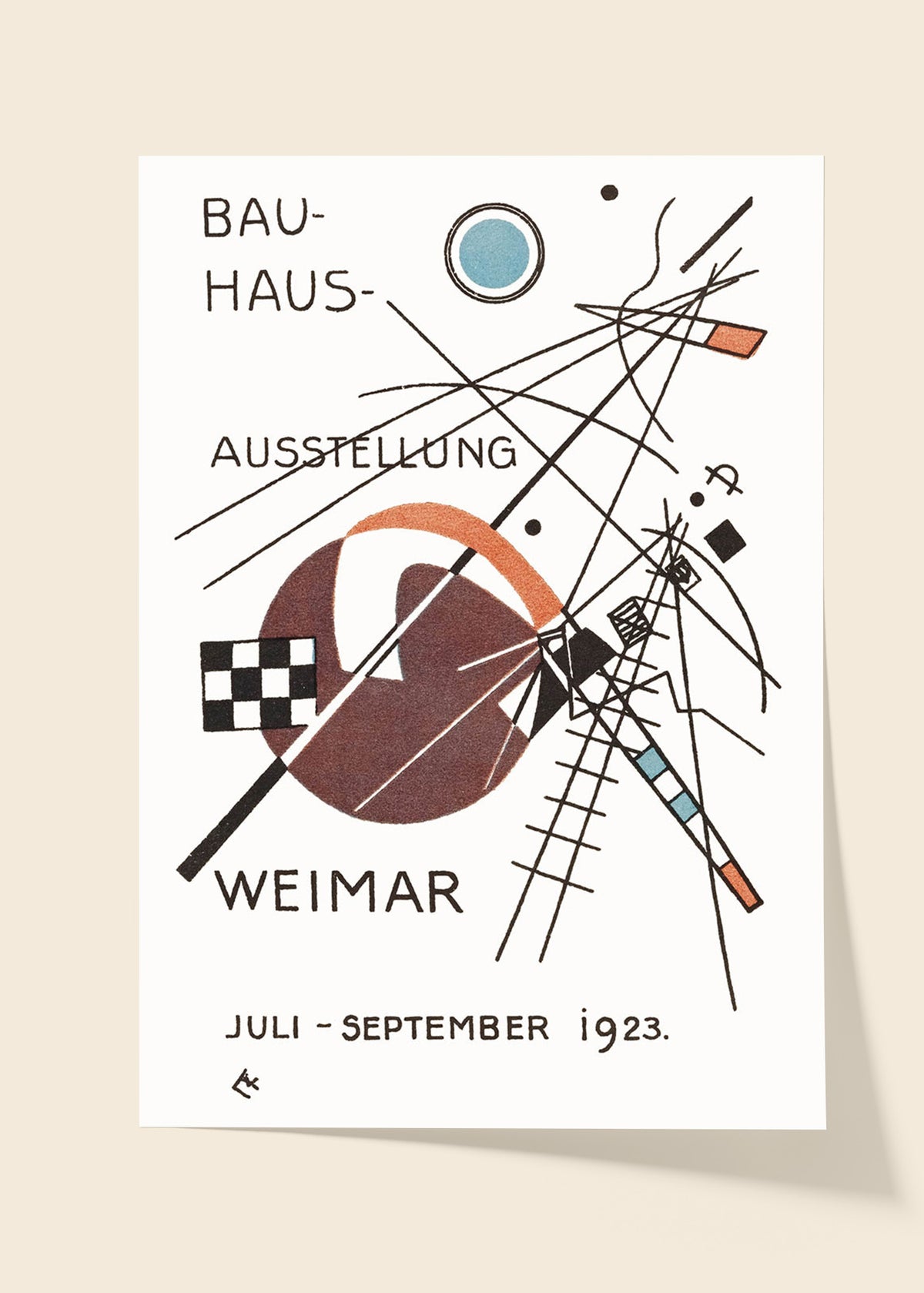 Bauhaus Ausstellung 1923 poster
