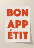 Bon Appetit red poster
