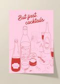 But first cocktails poster
