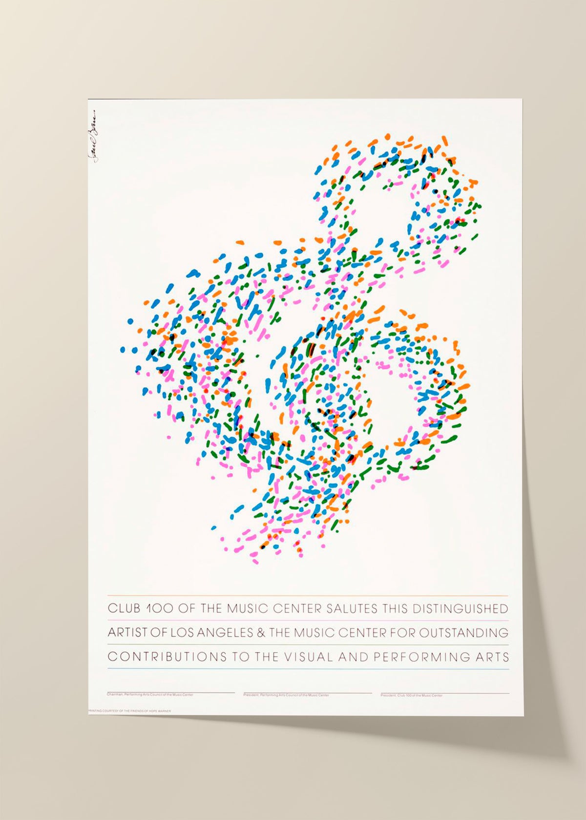 Club 100 poster