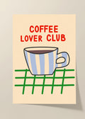 coffee lover club poster