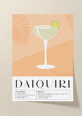 Daiquiri cocktail poster