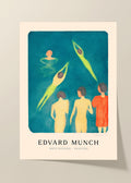 Edvard Munch boys bathing poster