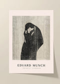 Edvard Munch the kiss poster