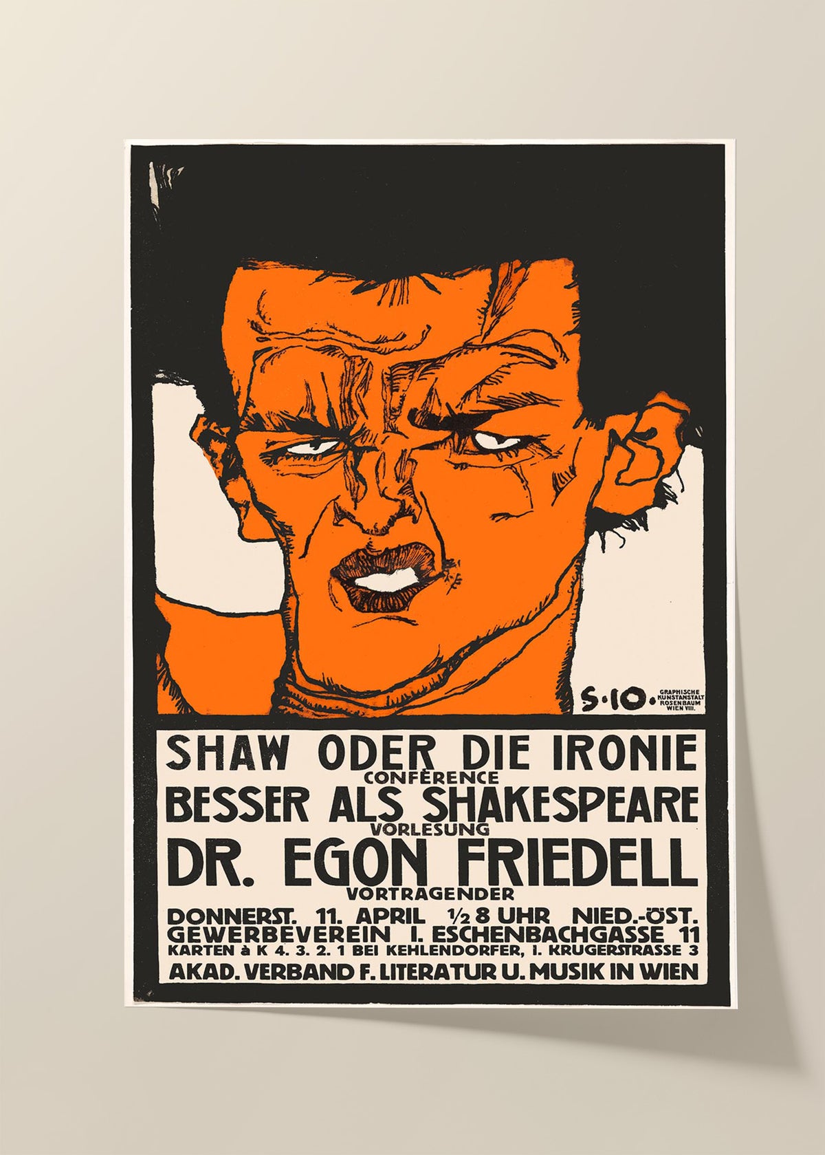 Egon Schiele - Lecture by Egon Friedell poster