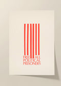 Free all political prisoners poster