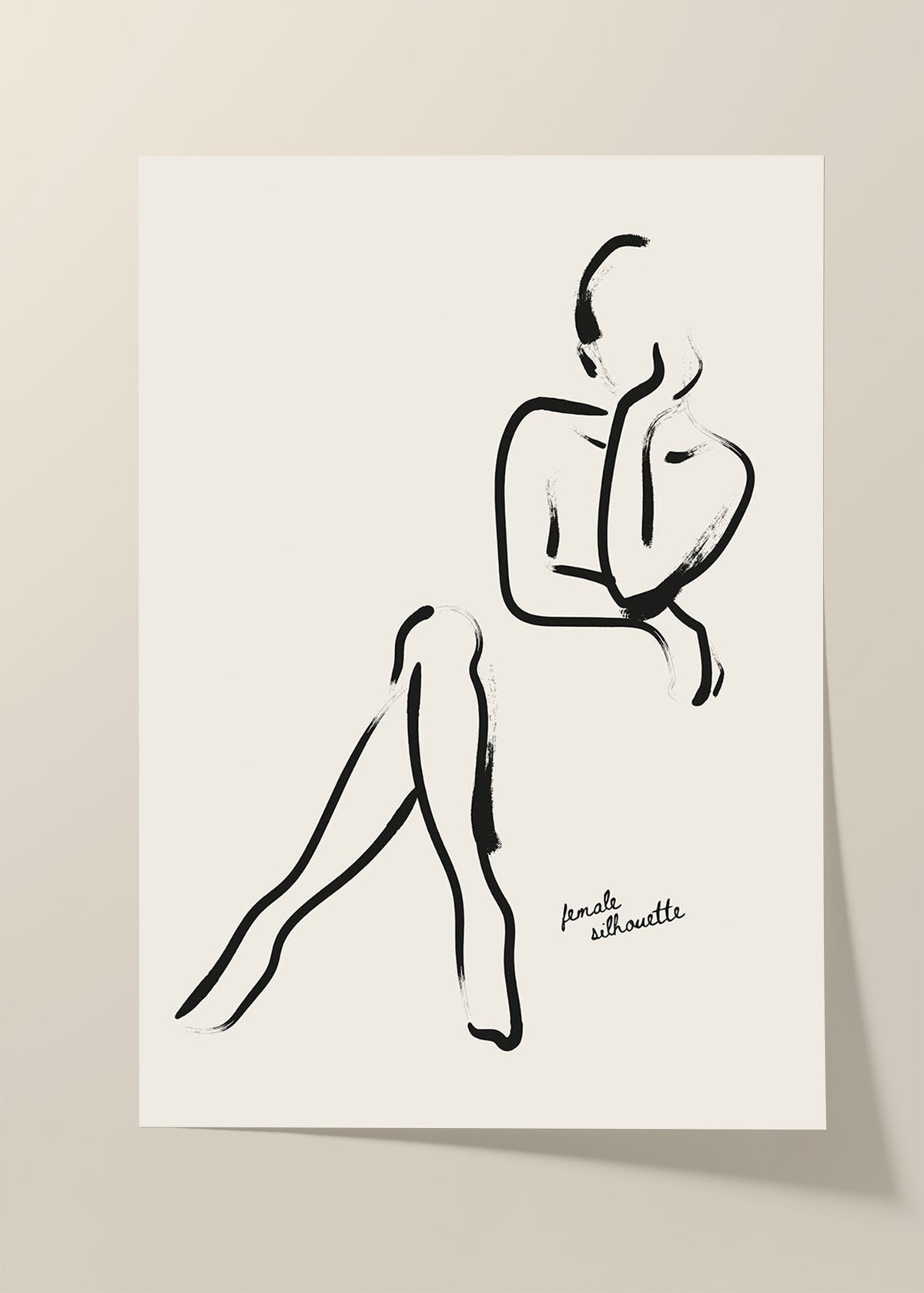 Female Silhouette poster