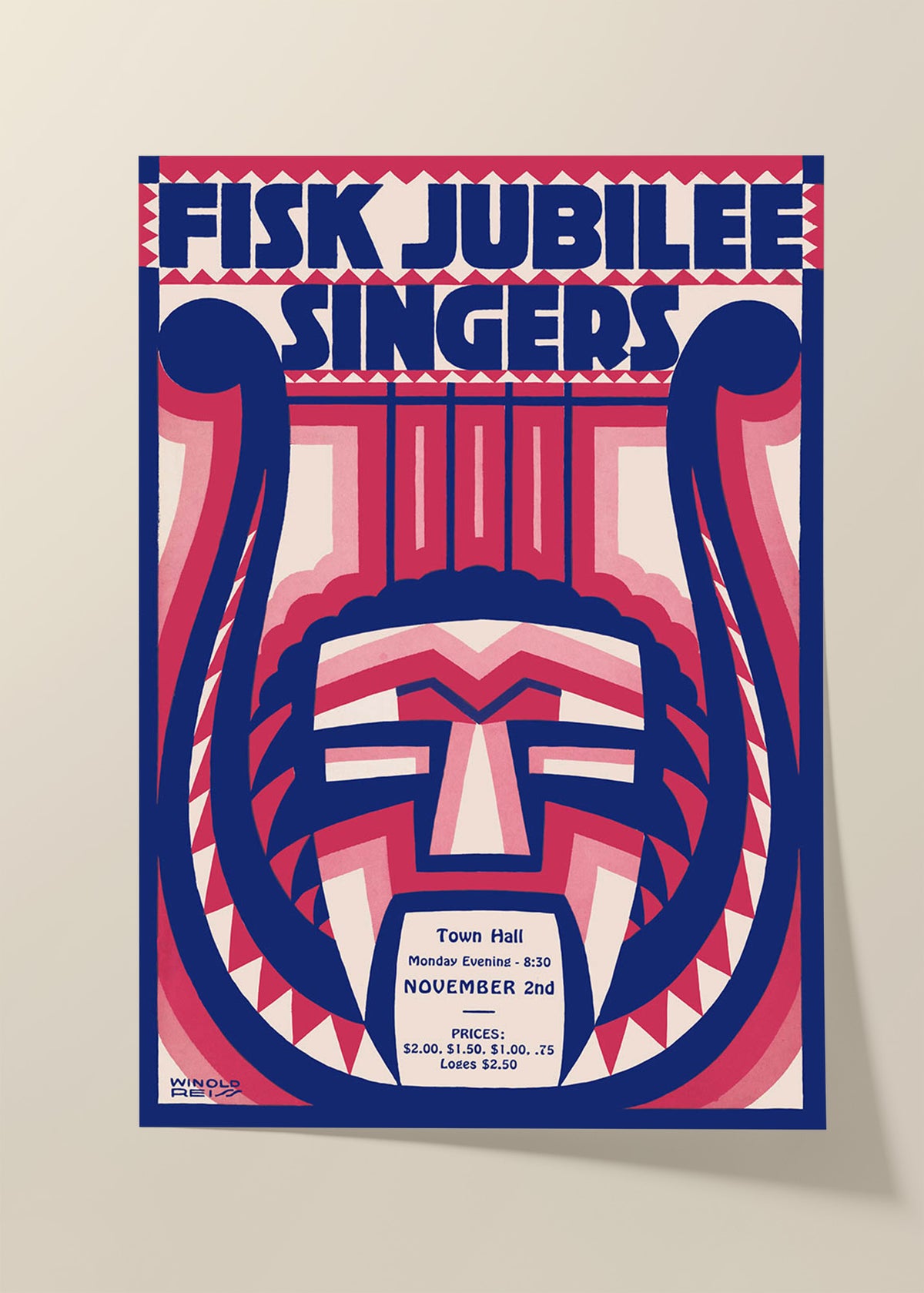 Fisk Jubilee singers poster