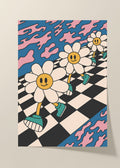 Smiley Daisies on the Move poster