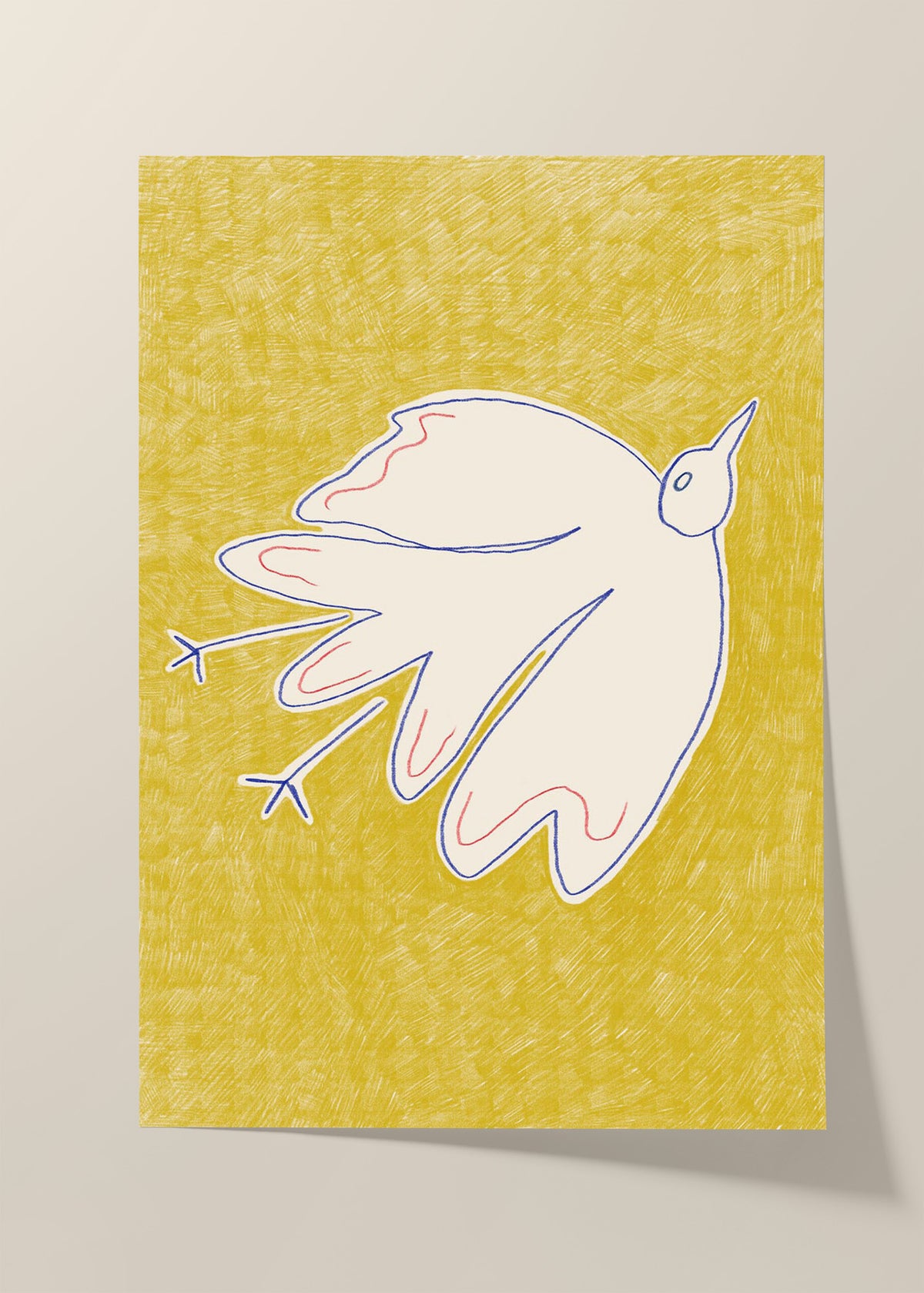 flying free bird poster