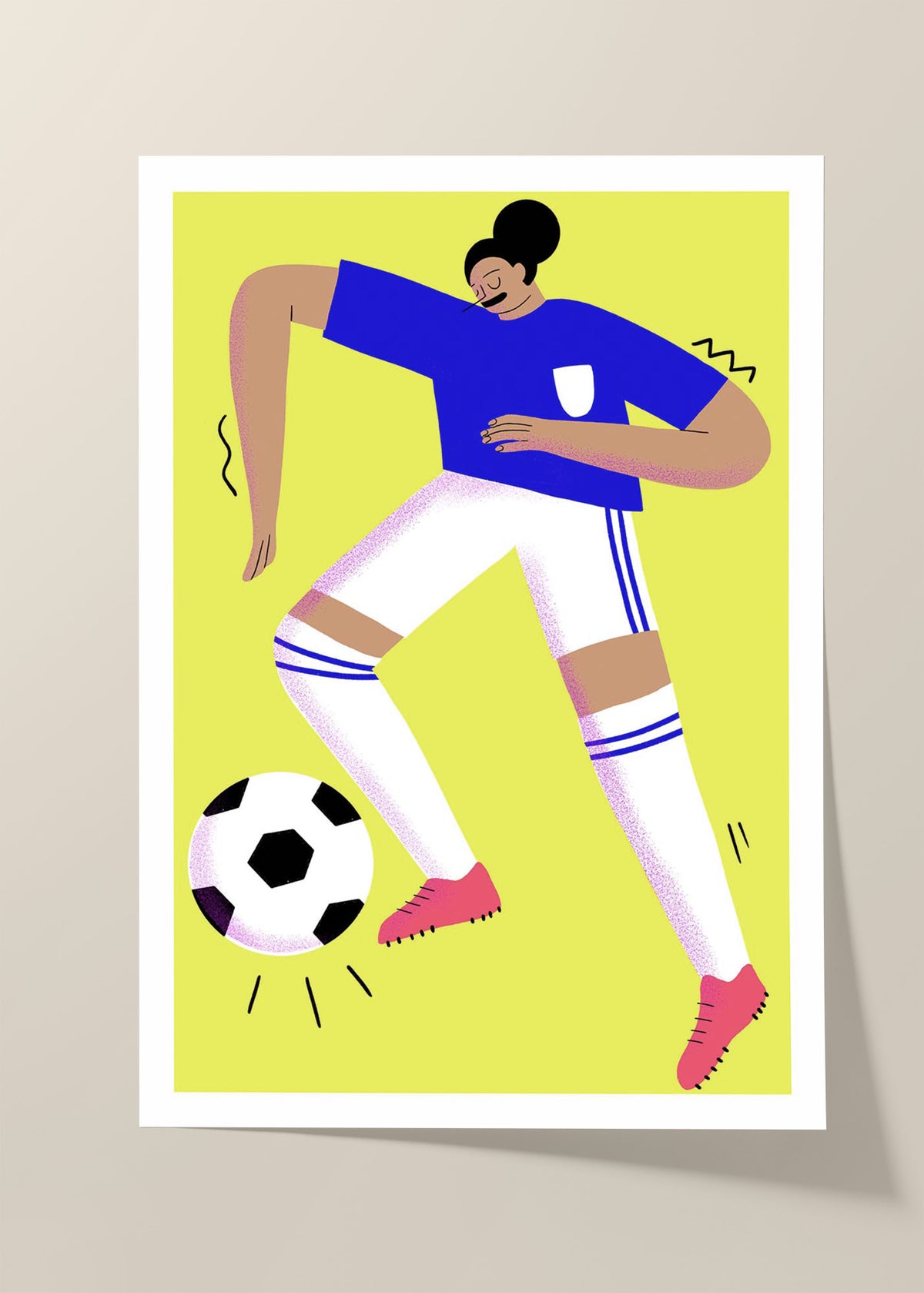 Footballer poster