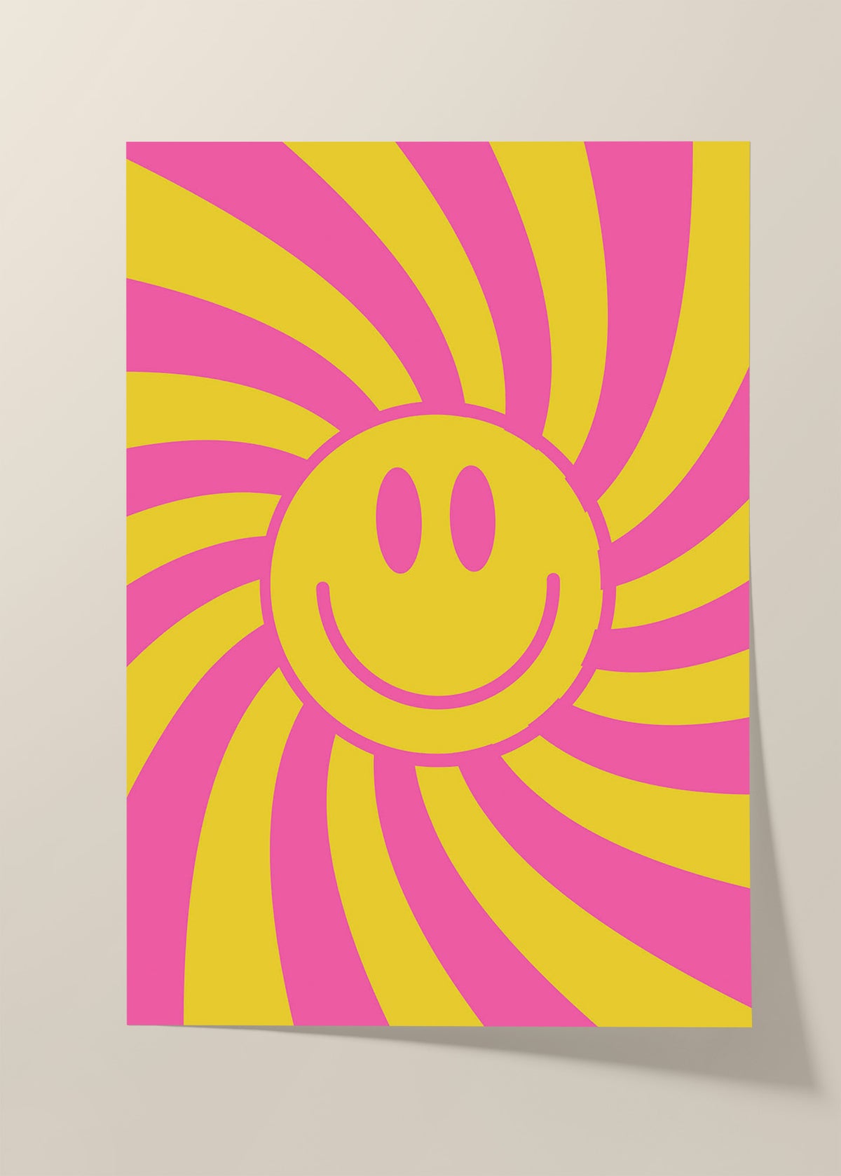 Happy face poster