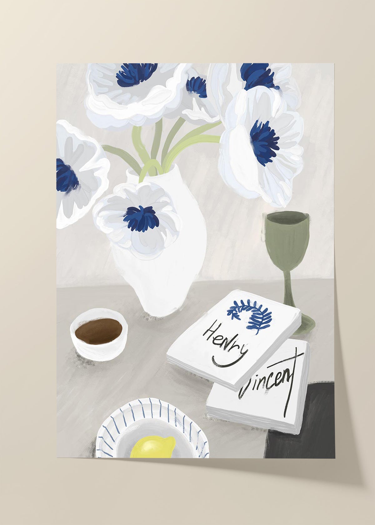 Kitchen table poster