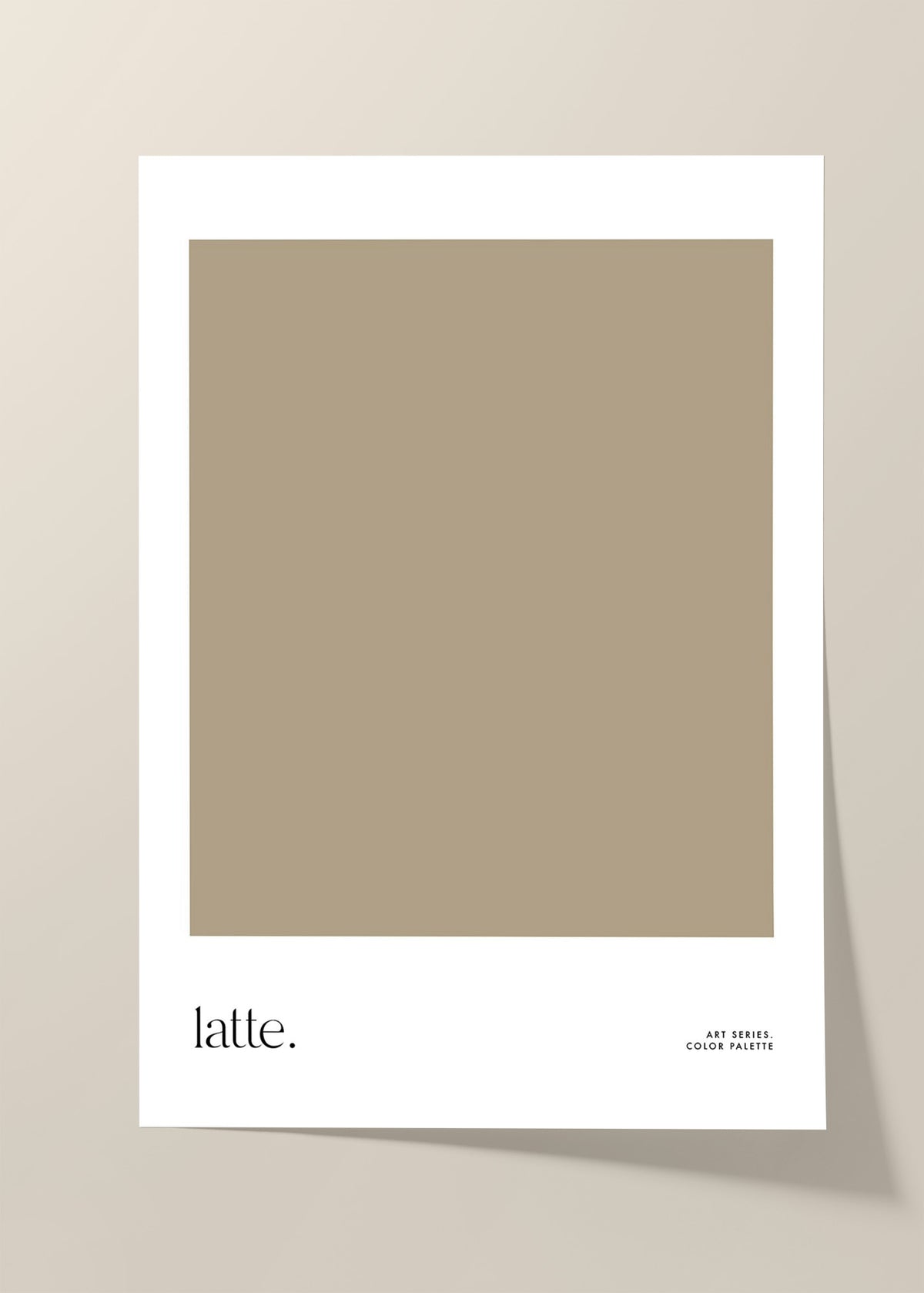 Latte poster