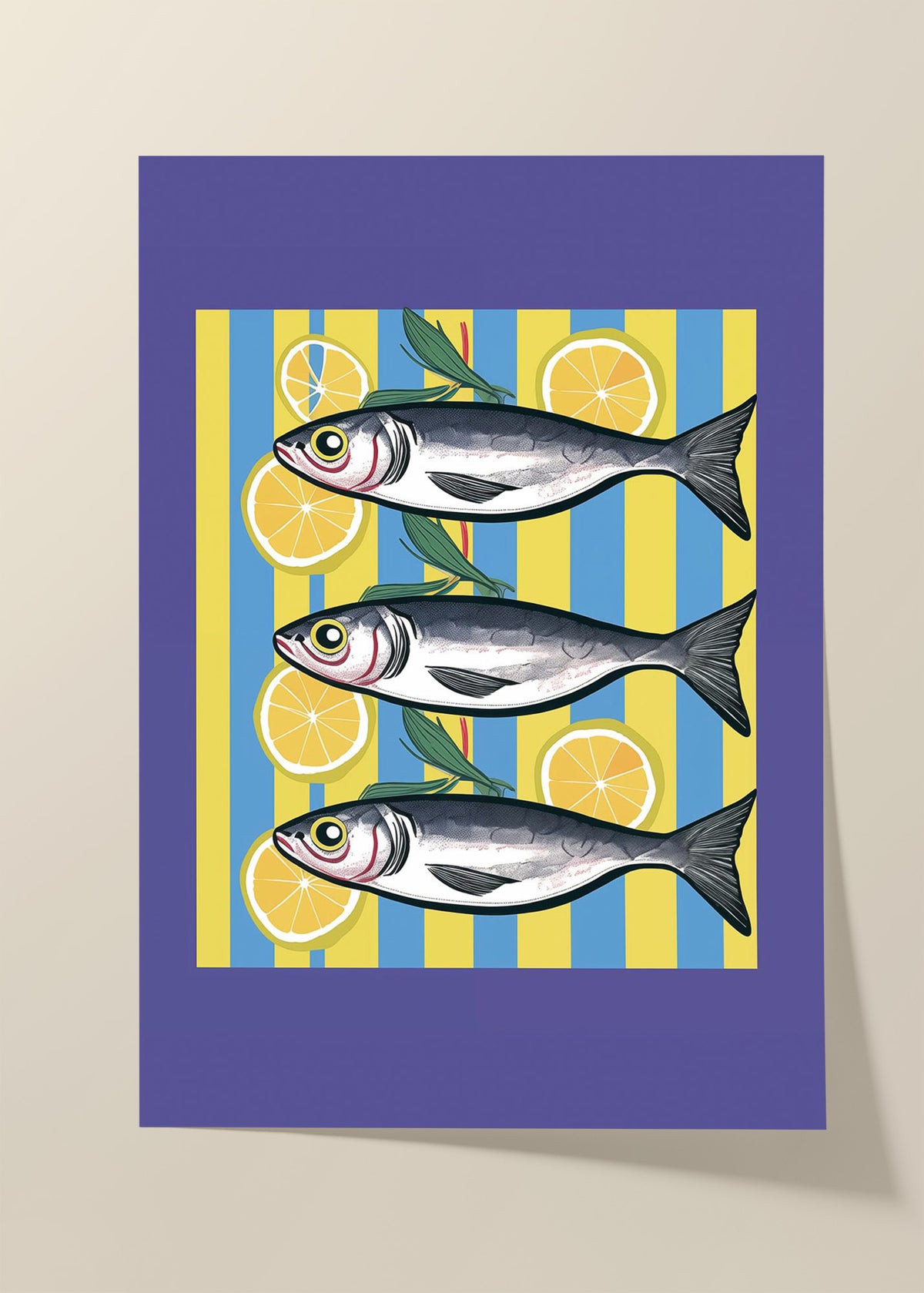 Seafood delight poster