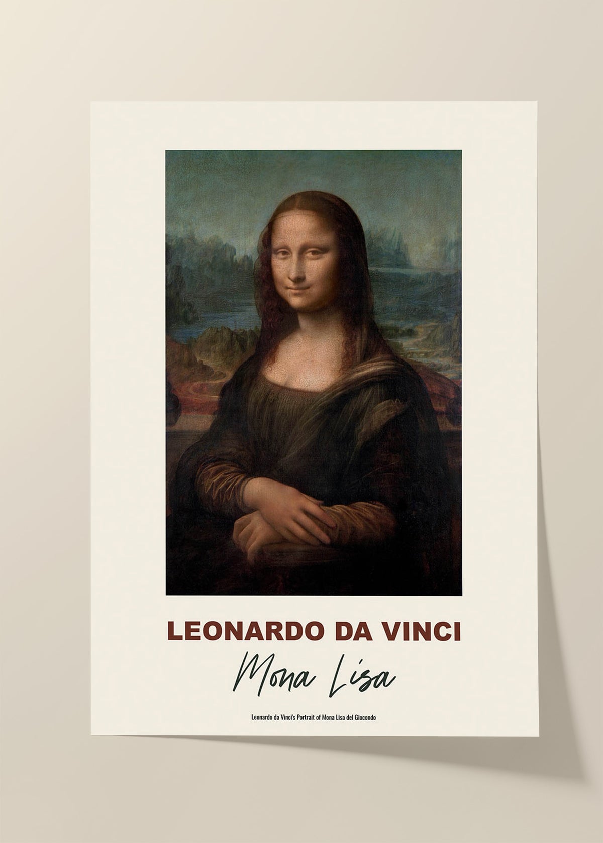 Leonardo Da Vinci: Mona Lisa poster