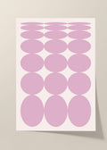 Mauve whimsy poster