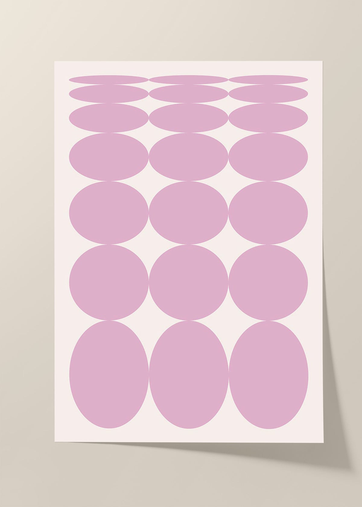 Mauve whimsy poster