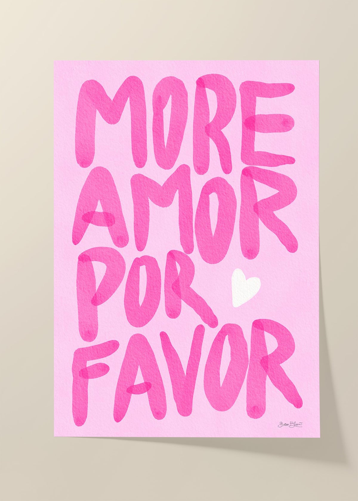 More amor por favor poster