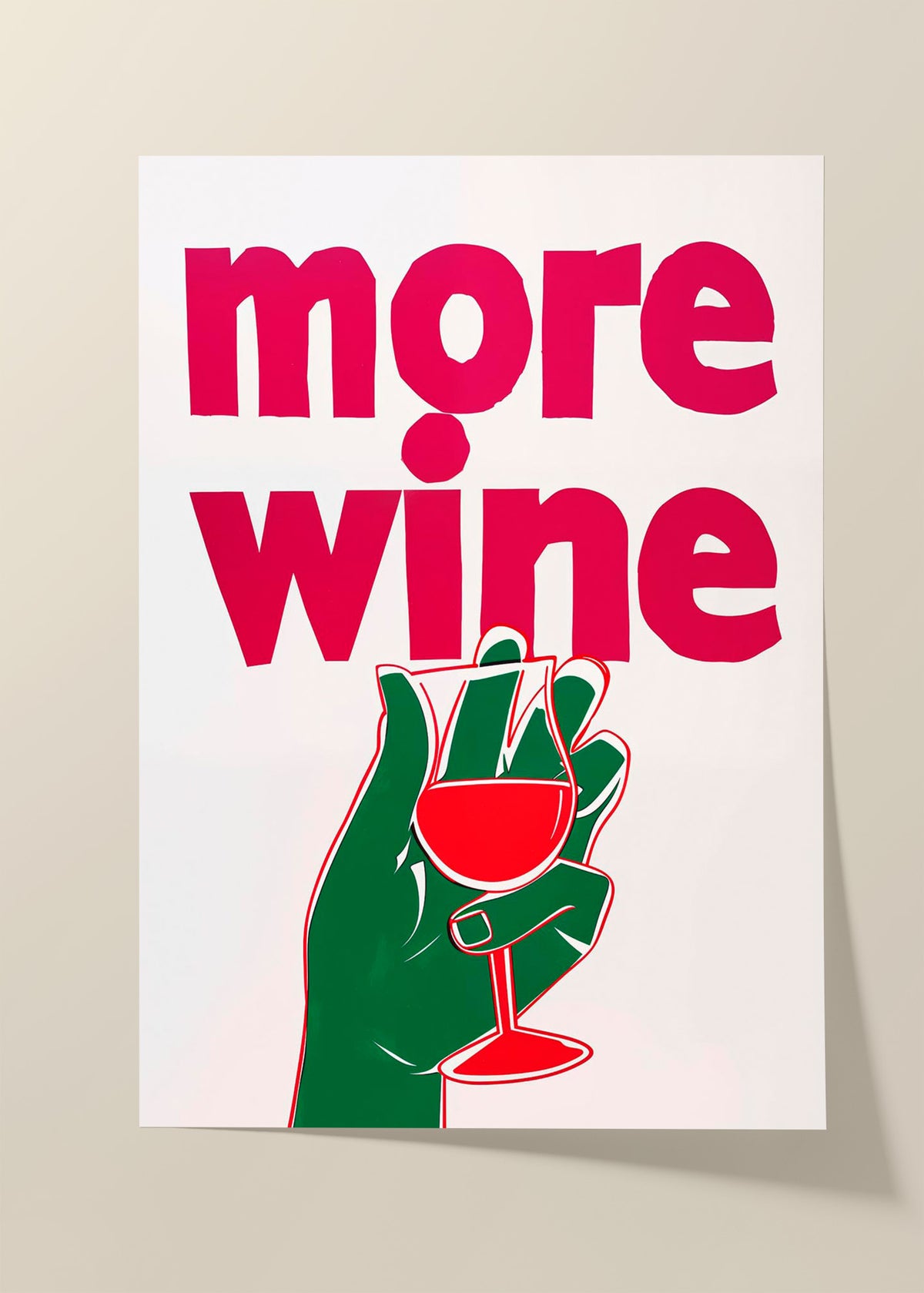More wine poster
