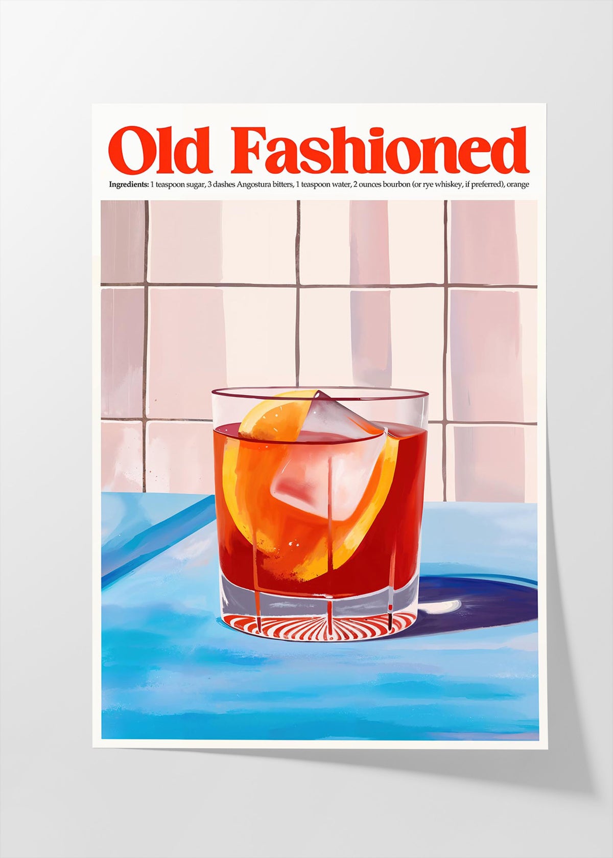 Old Fashioned kitchen poster