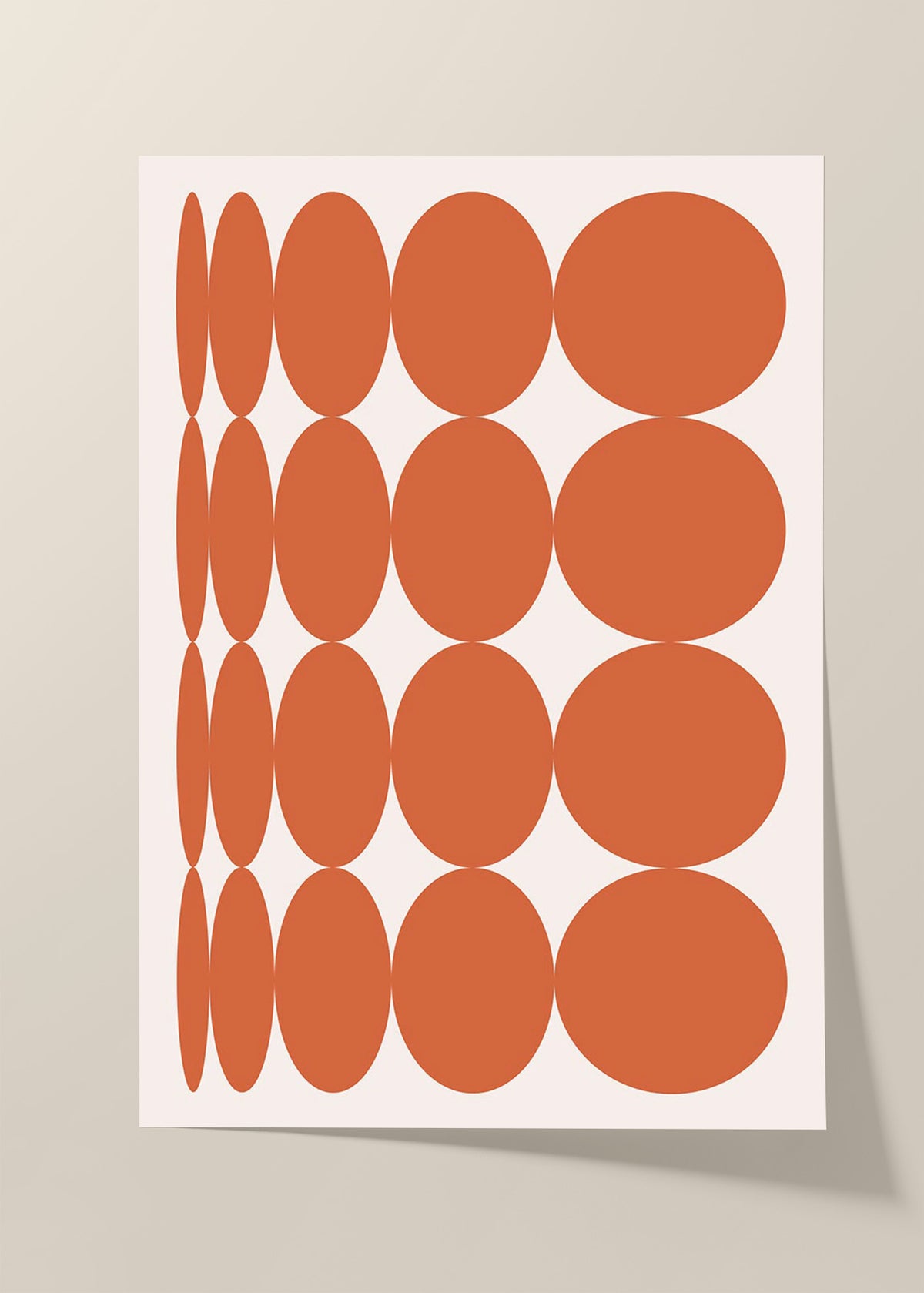 orange whimsy poster