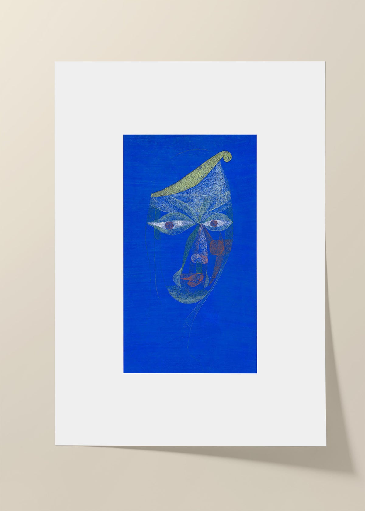 Paul Klee portrait of an oriental poster