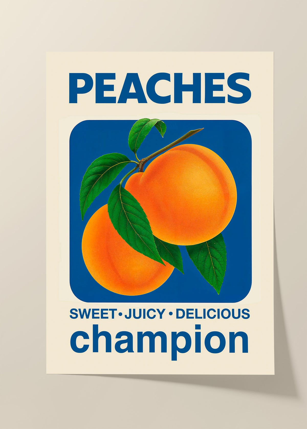 Peaches poster