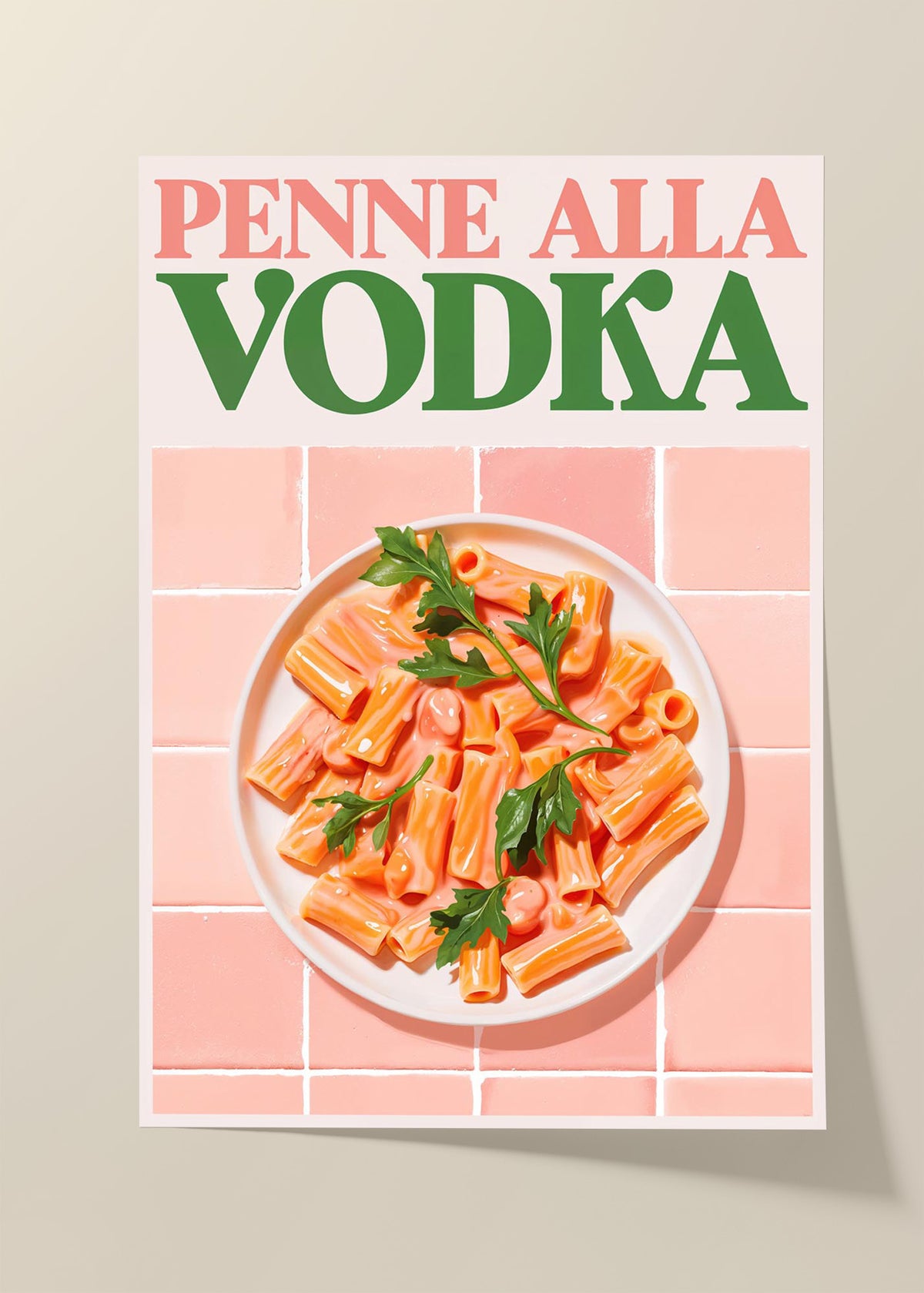 Penne alla vodka poster