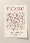 Picasso three dancers poster