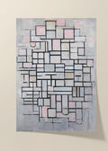 Piet Mondrian - composition No4 poster