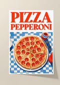 Pizza pepperoni poster