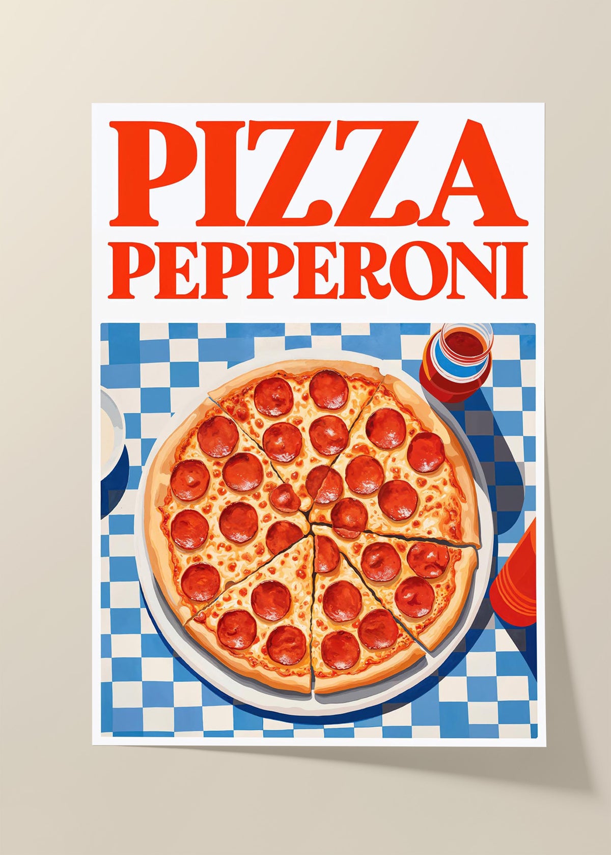 Pizza pepperoni poster