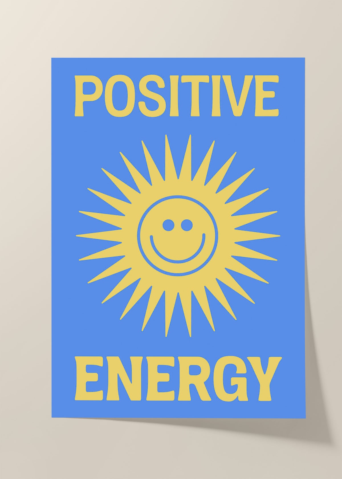 Positive energy poster