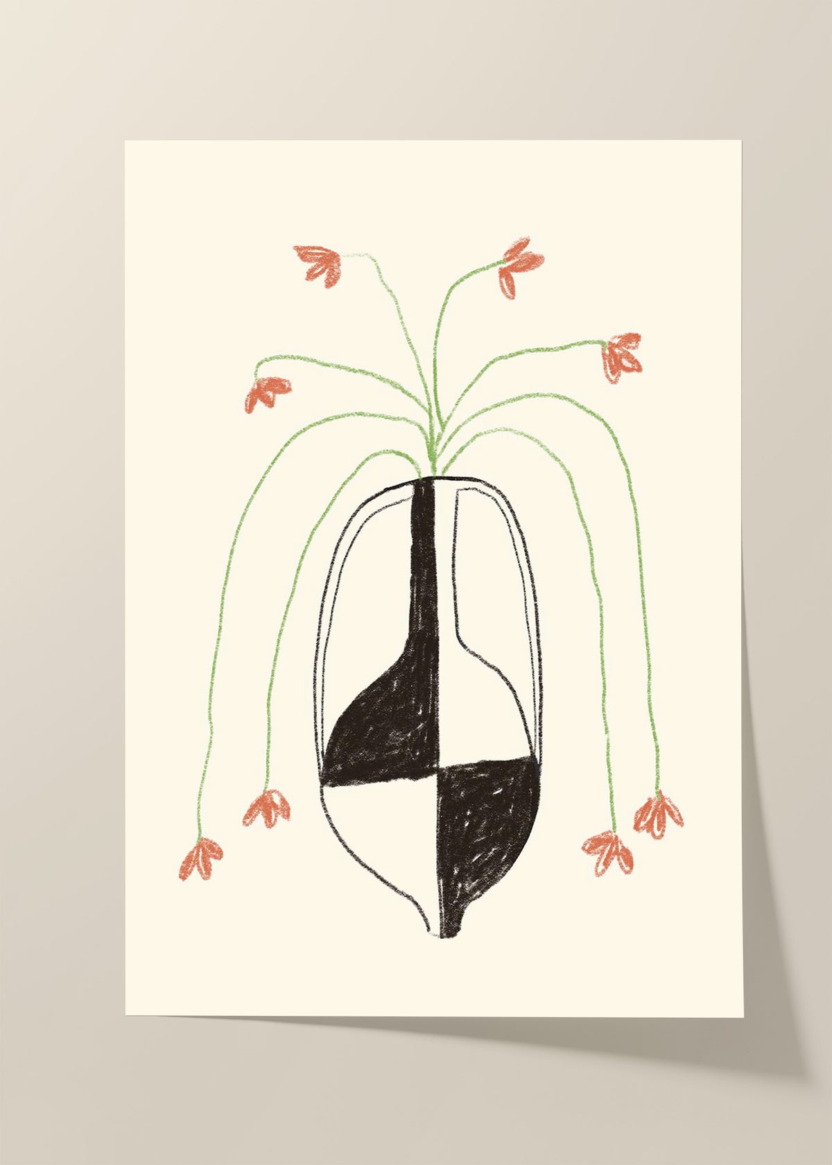 Floral balance poster