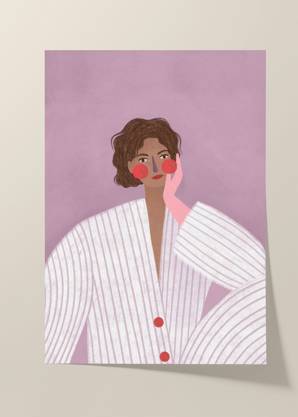 The Woman With the Pink Glove