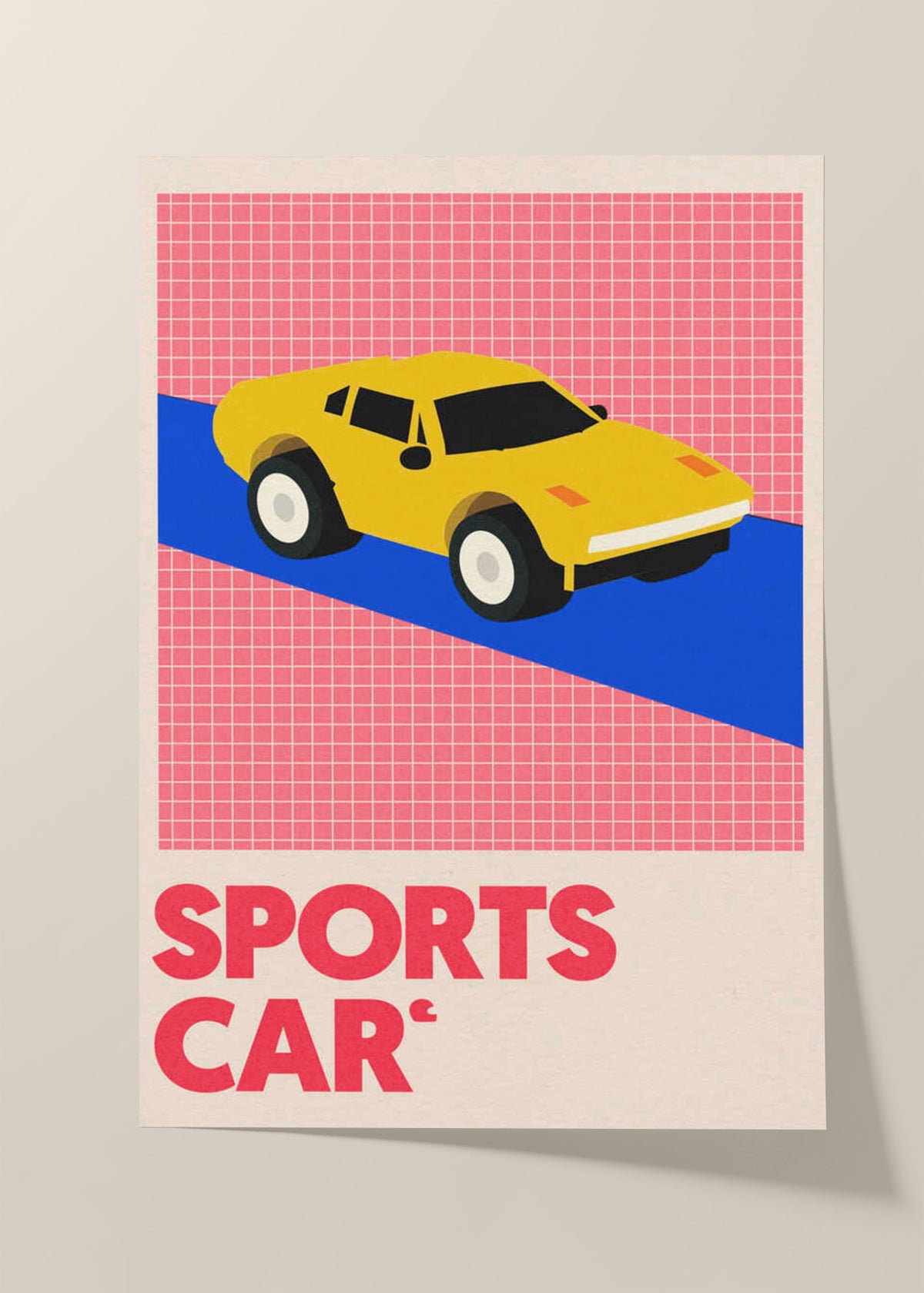 Sports Car Poster
