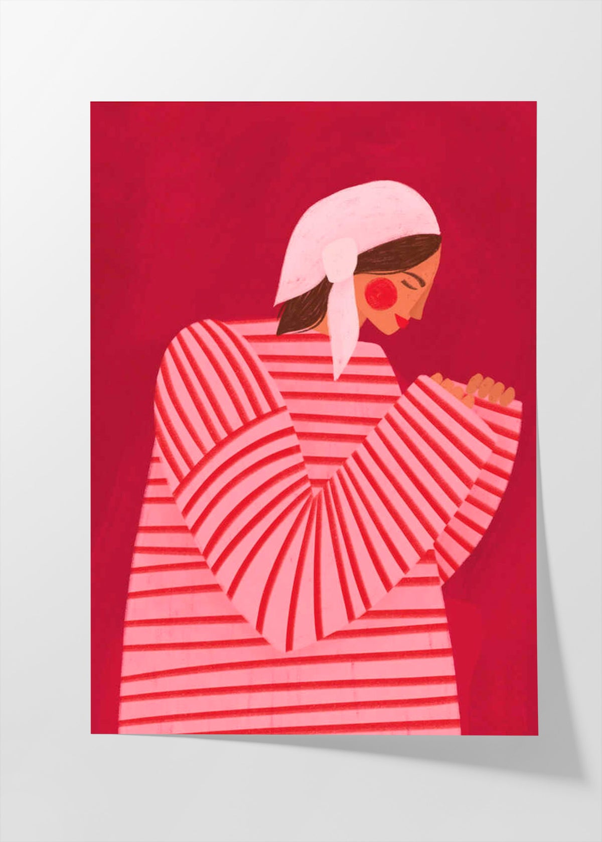 The Woman With the Red Stripes