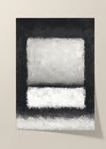 Quiet contrast abstract poster