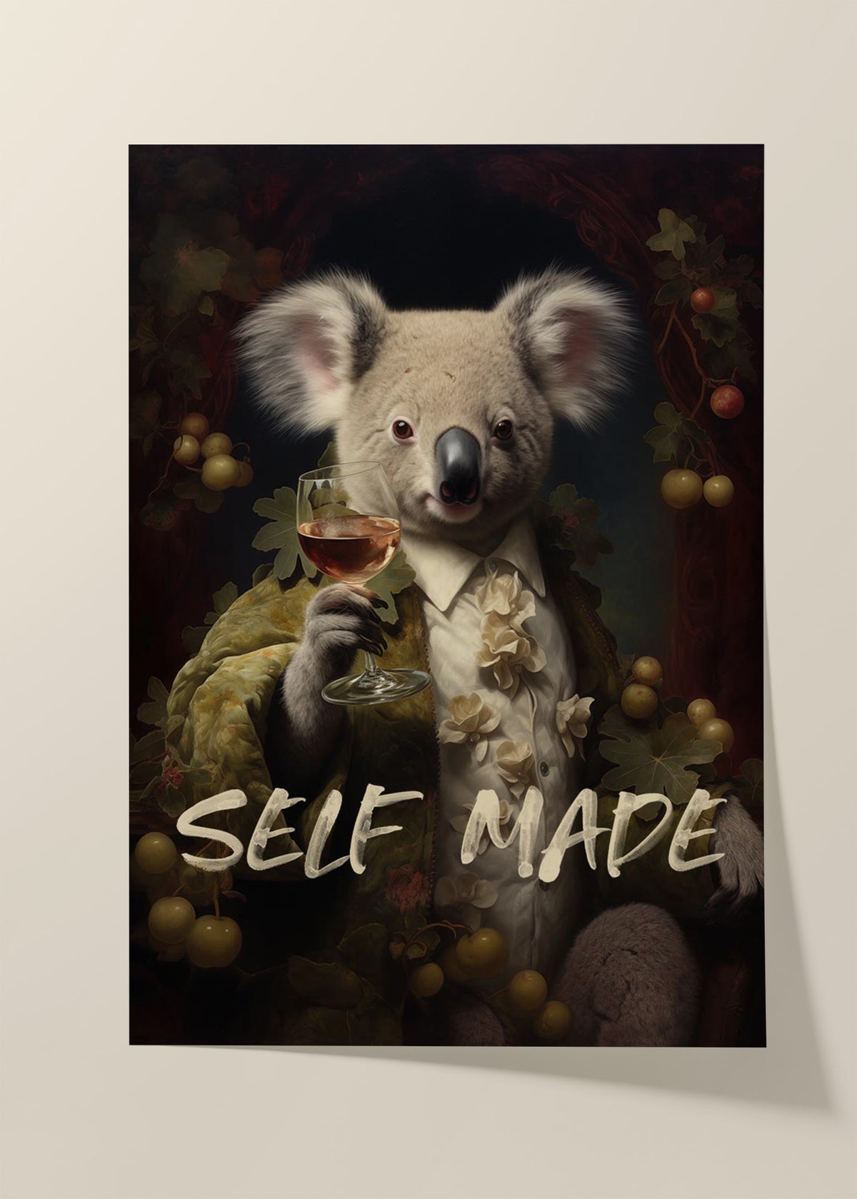 Self made koala poster